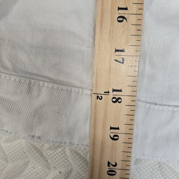 Zadig & Voltaire Kioky Denim Jacket Cropped Blanc Off White Gold Womens Small - Picture 13 of 14